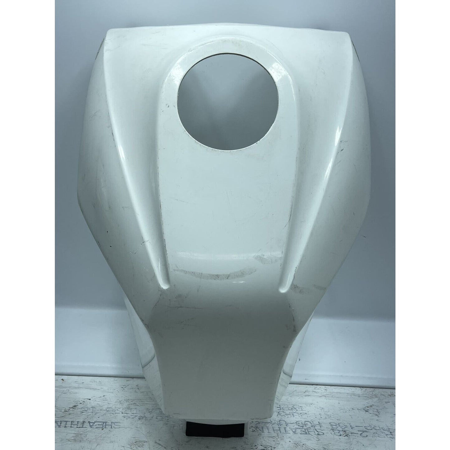 99-02 BUELL X1 LIGHTNING GAS TANK COVER FUEL WHITE